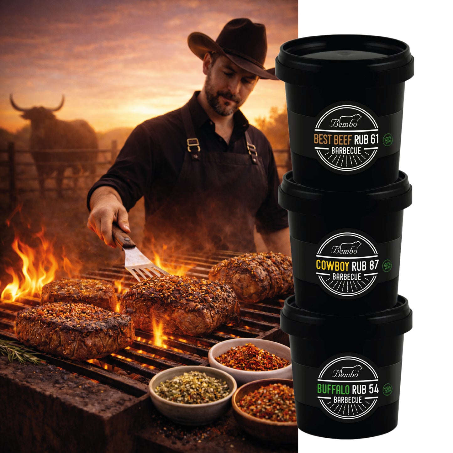 Chicken Lovers – Set of 3 Rubs for Delicate, Crispy and Flavorful Chicken