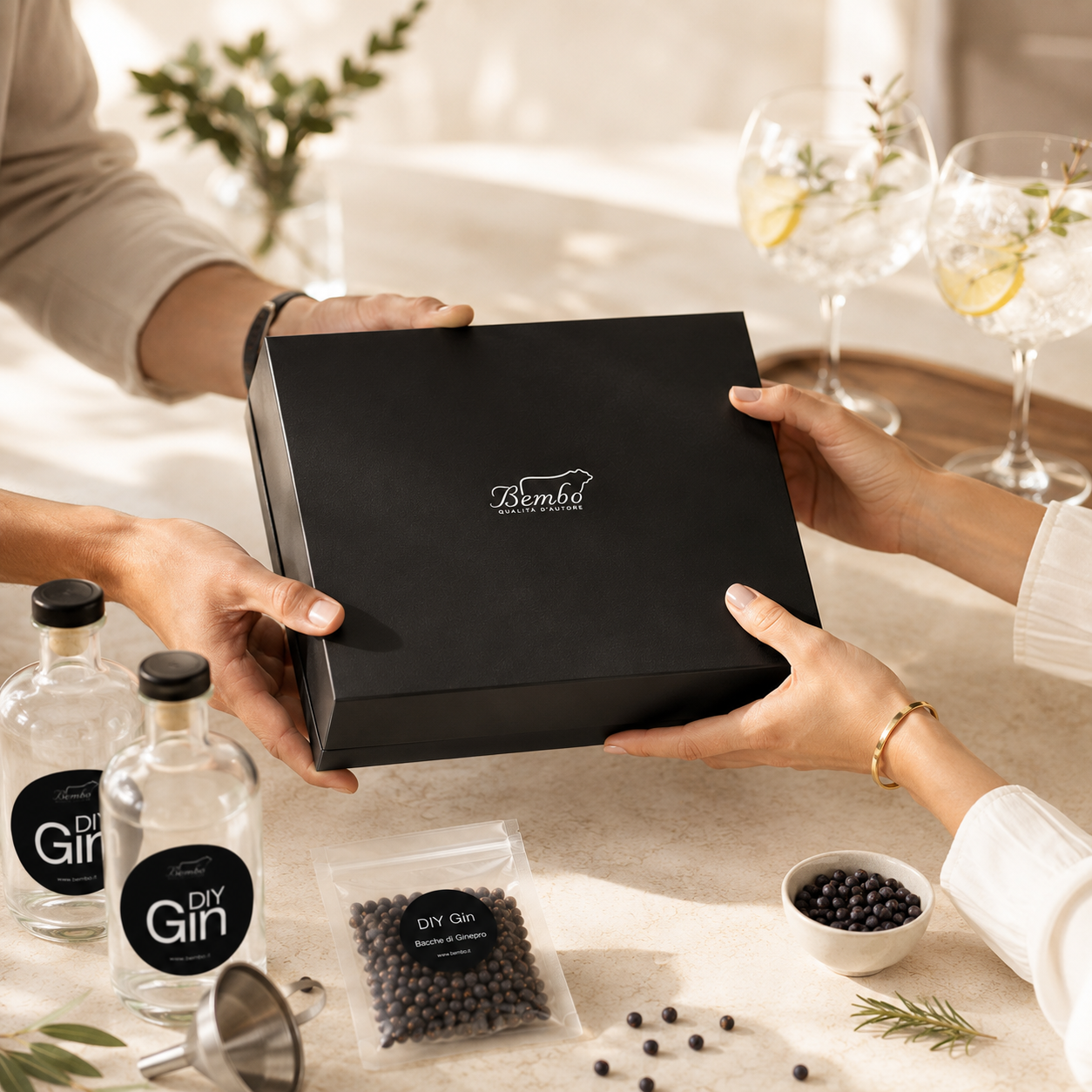 Kit per Gin Fatto in Casa - DIY Gin - Crea il tuo Gin