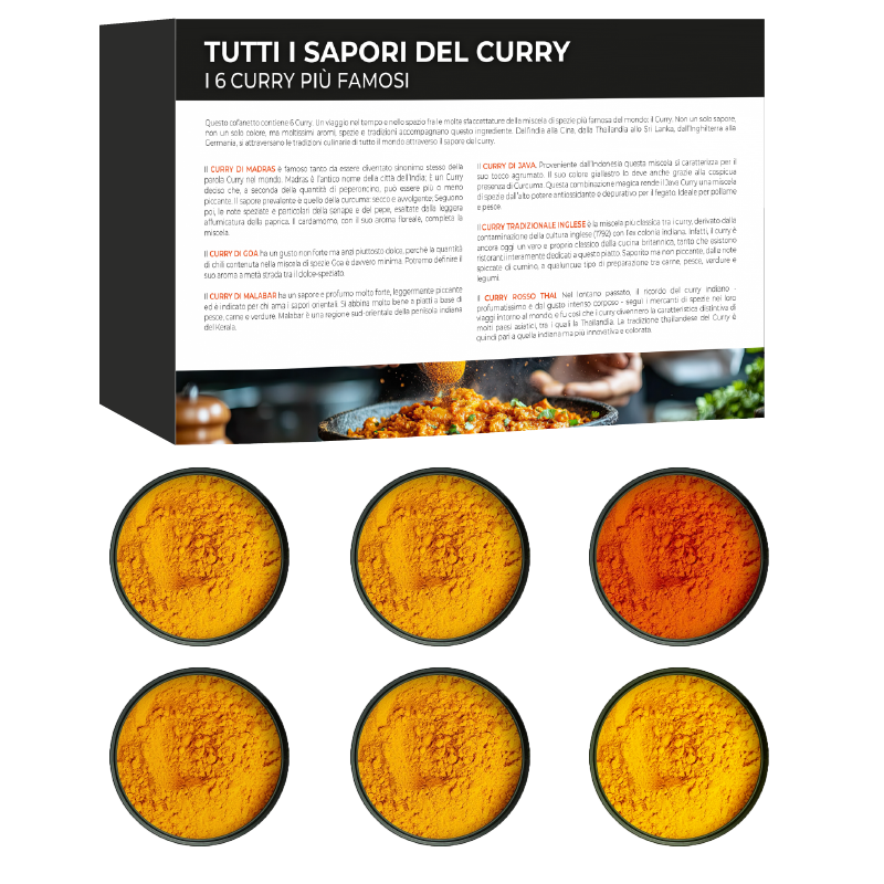 I 6 Curry più Famosi del Mondo - Cofanetto Regalo