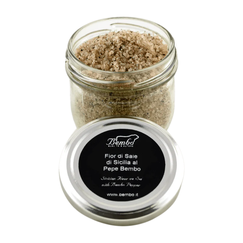 Fleur de Sel Sicilien au Poivre Noir Bembo