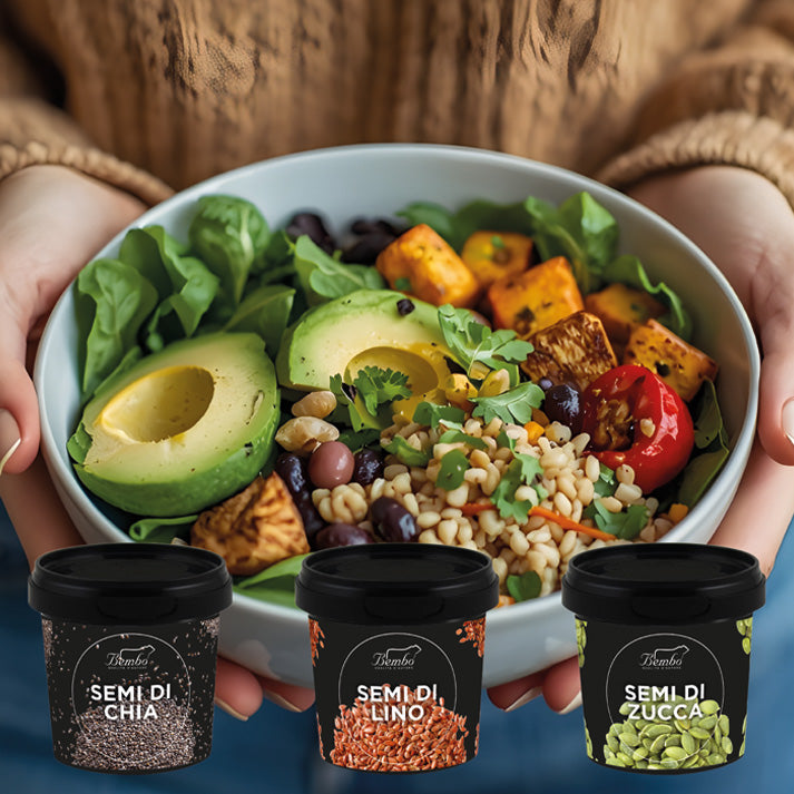 3-in-1 Healthy Seed Mix – Chia, Flax, and Pumpkin Seeds