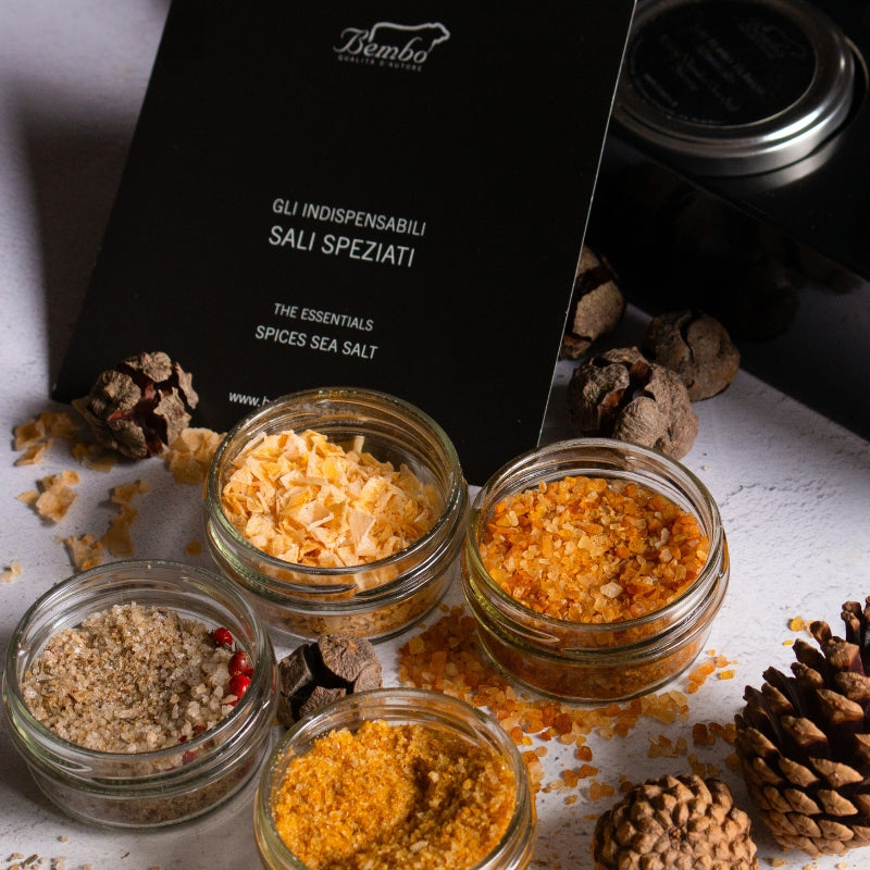 Coffret Cadeau 4 Pots de Sels Épicés