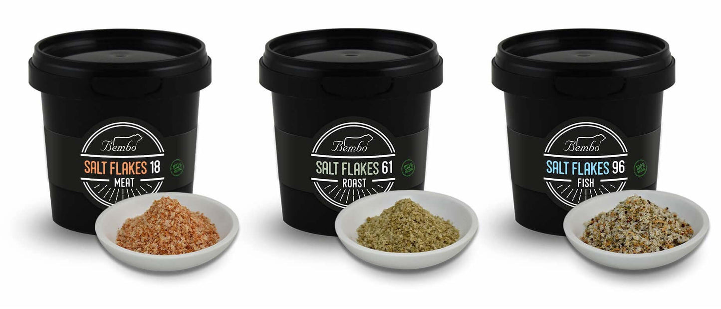 Assortimento Fiocchi di Sale Aromatizzati - BBQ Salt Flakes Pack