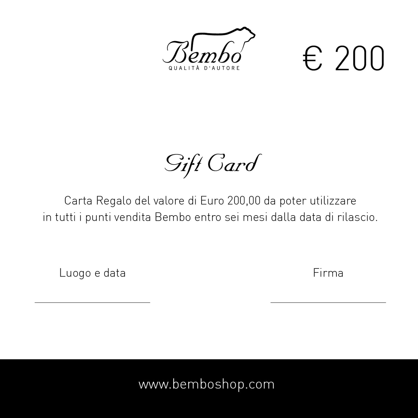 Gift Cards €200