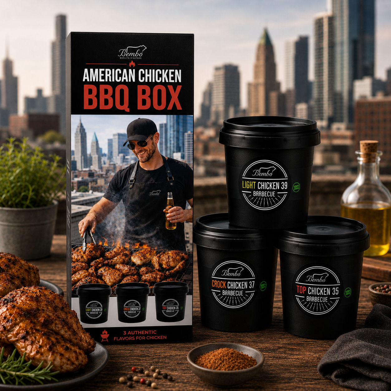 American Chicken BBQ Box