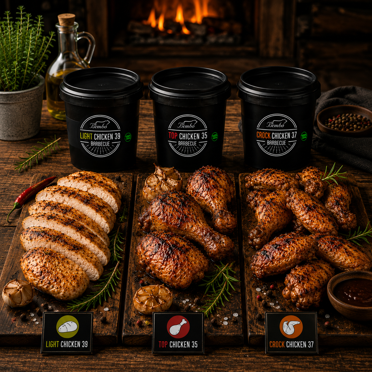American Chicken BBQ Box – Set Rub per Pollo