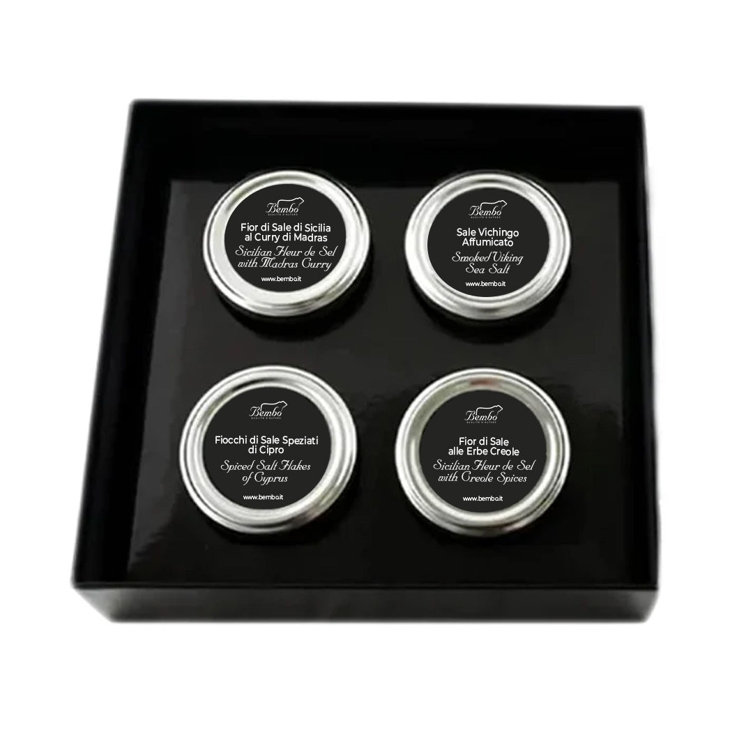 Gift Box 4 jars of spiced salts