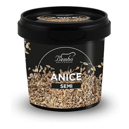 Anice in Semi Bembo – semi di anice aromatici in vasetto da 60 g per dolci, biscotti, pane, liquori e infusi