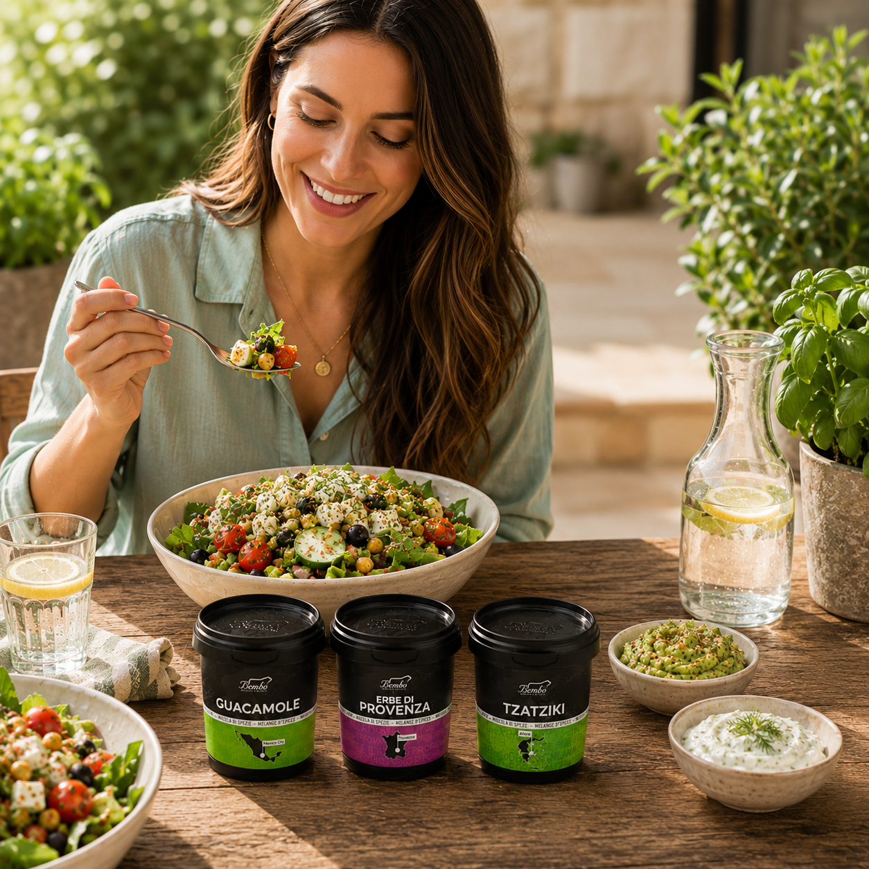 Tris di Spezie per Insalate | Guacamole, Tzatziki ed Erbe di Provenza