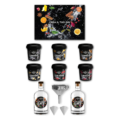 Kit completo DIY Gin - Botaniche Crea il tuo Gin