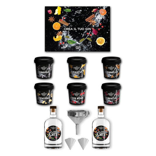 Kit completo DIY Gin - Botaniche Crea il tuo Gin