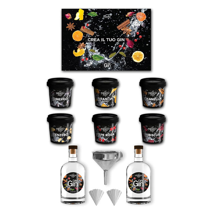 Kit complet de gin DIY - Botanicals Créez votre propre gin