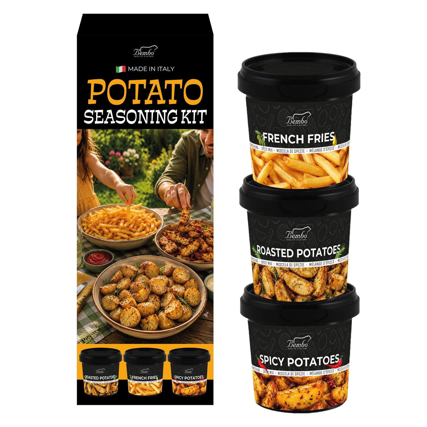 3 Miscele per Patate | Patate Fritte, Patate Arrosto e Patate Piccanti