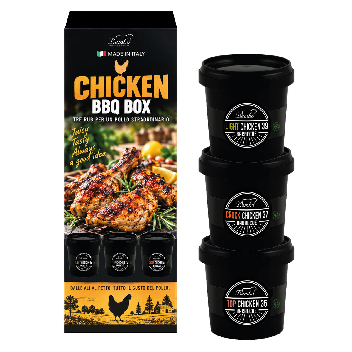Caja American Chicken BBQ