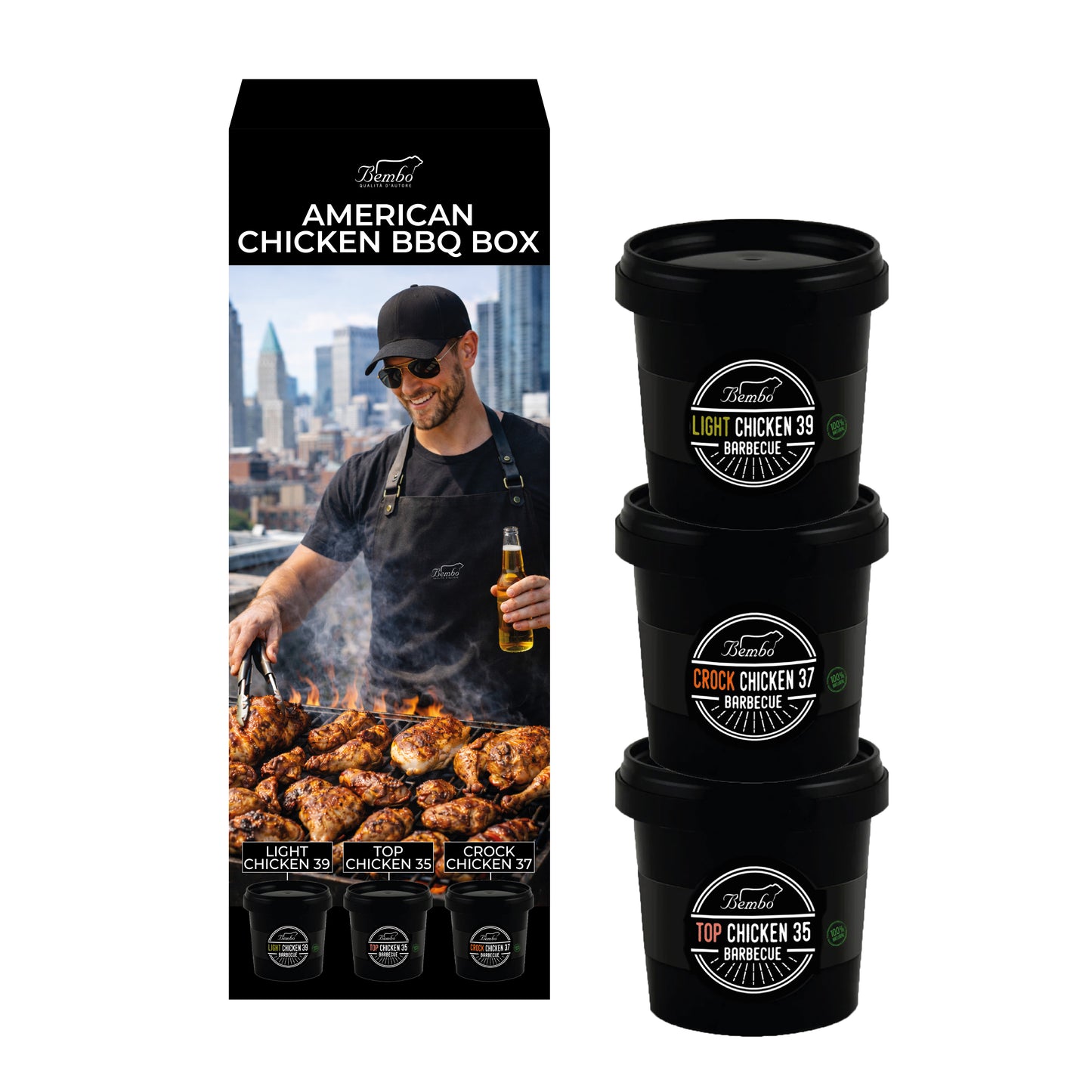 American Chicken BBQ Box – Set Rub per Pollo