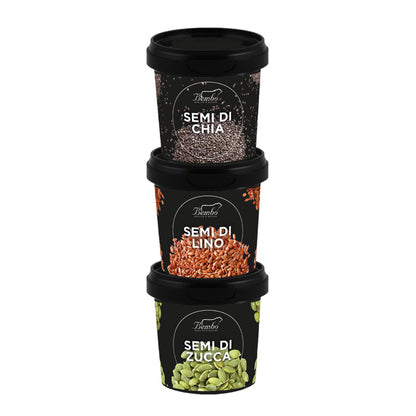 3-in-1 Healthy Seed Mix – Chia, Flax, and Pumpkin Seeds