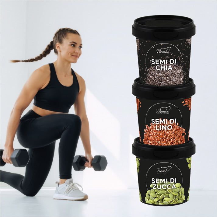 3-in-1 Healthy Seed Mix – Chia, Flax, and Pumpkin Seeds