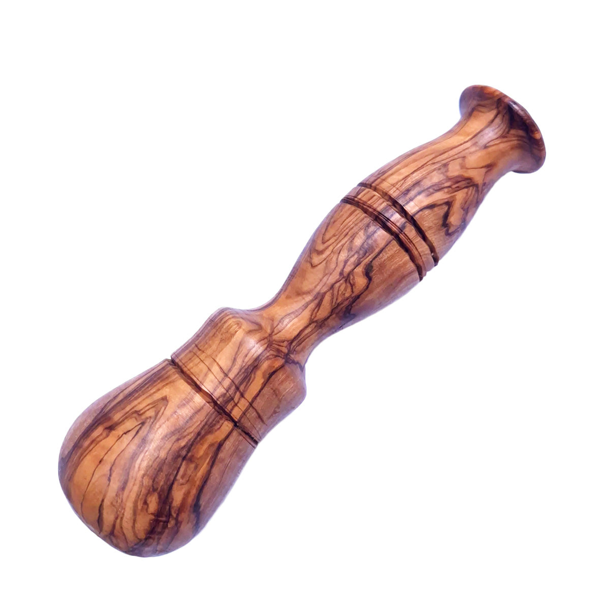 Handmade Olive Wood Pestle – Natural Elegance 6x6x19 cm
