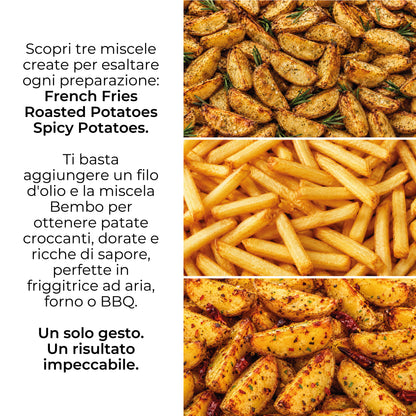3 Miscele per Patate | Patate Fritte, Patate Arrosto e Patate Piccanti
