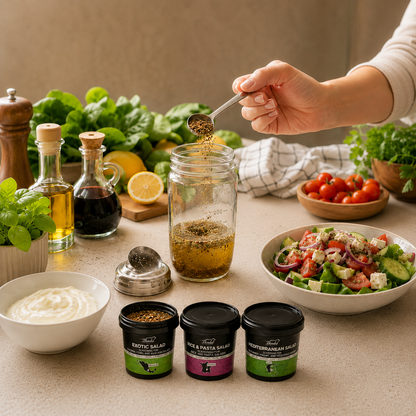 Trío de Especias para Ensaladas | Exotic, Mediterranean, Rice & Pasta Salad