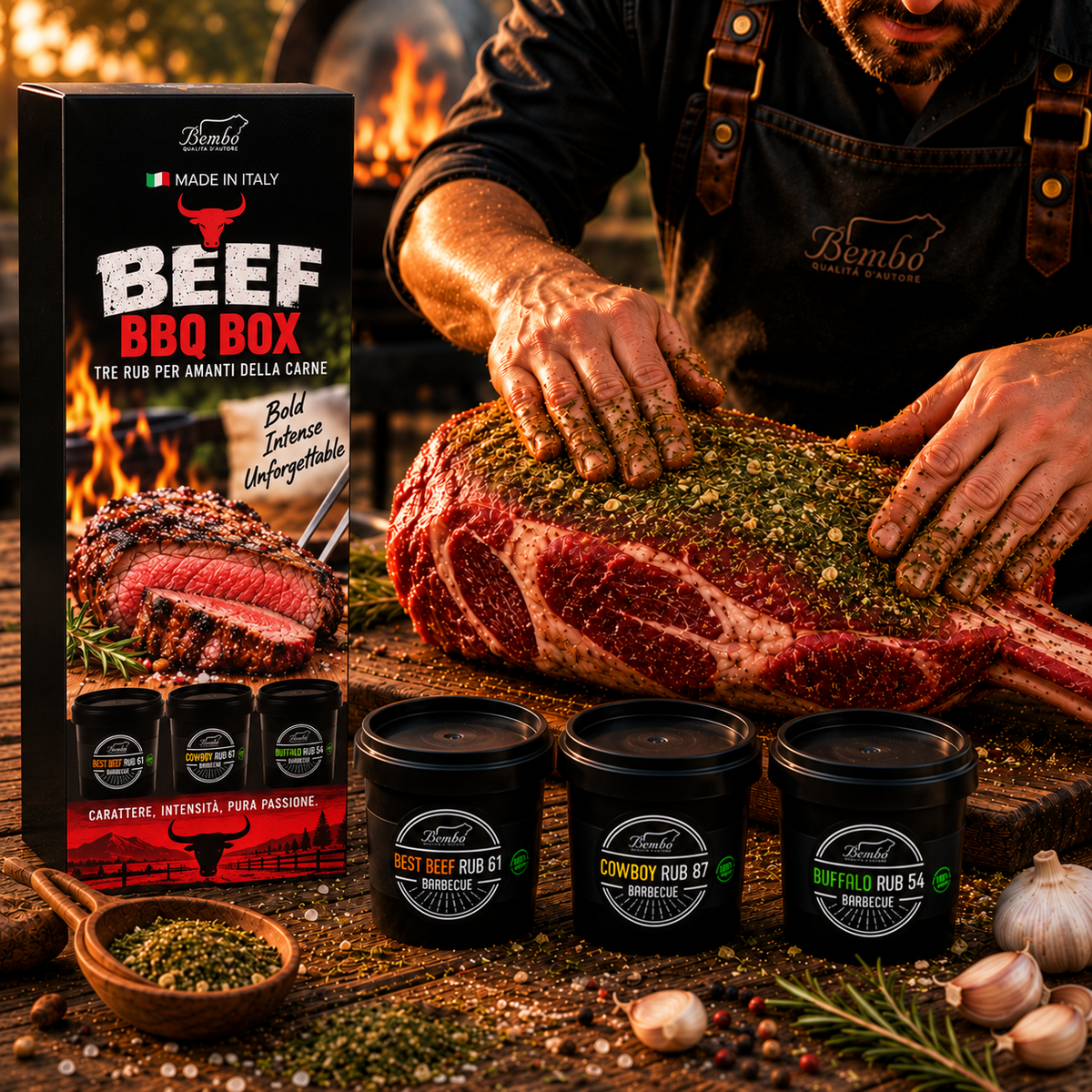 Beef BBQ Box – 3 BBQ Rubs for Beef