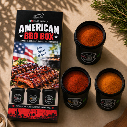 American BBQ Box – 3 BBQ Rubs für Fleisch