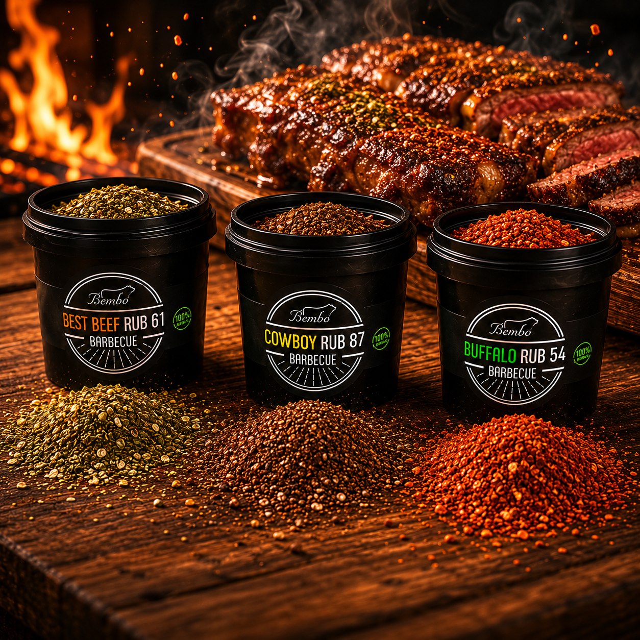 Chicken Lovers – Set of 3 Rubs for Delicate, Crispy and Flavorful Chicken 