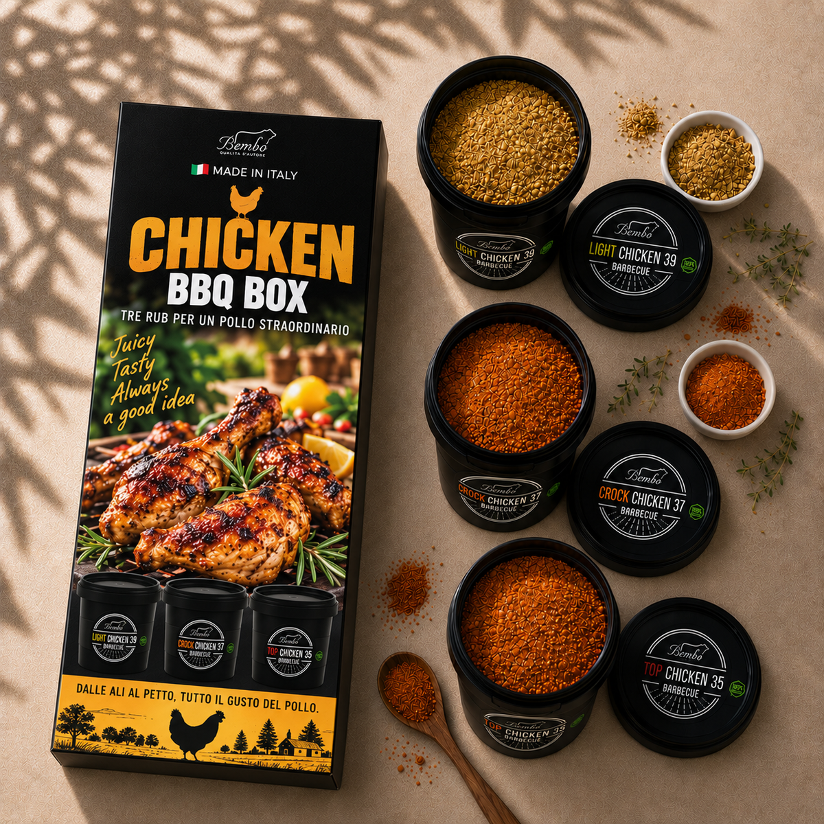 Caja American Chicken BBQ