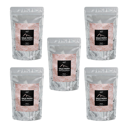 Ground Himalayan Pink Salt - 5 bags of 1 kg