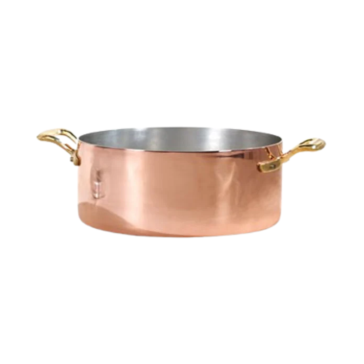 Casserole in Copper Tall with two Handles