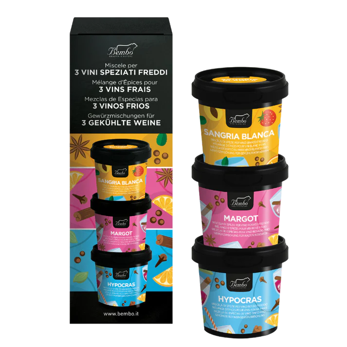 Épices pour 3 Vins Épicés Froids - 1 Sangria 1 Margot 1 Hypopcras