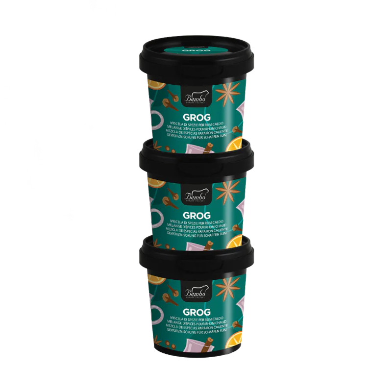 Bembo Grog - 3 Complete Mixes - Spices and Sugar for Rum
