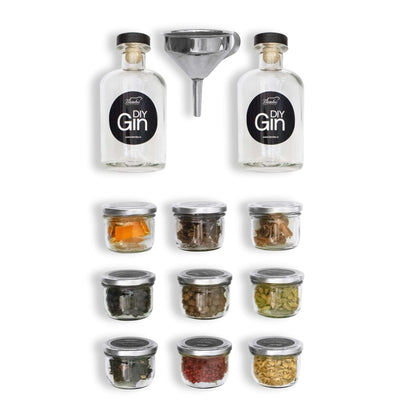 Kit Gin Fait Maison et Botaniques pour Gin - DIY Gin + Botaniques Essentielles